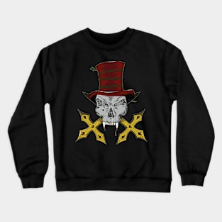 Vampire Skull Crewneck Sweatshirt